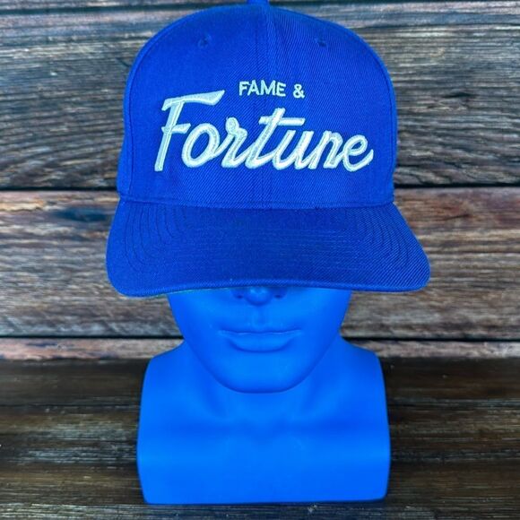Fame & Fortune Blue SnapBack Hat - Picture 1 of 7